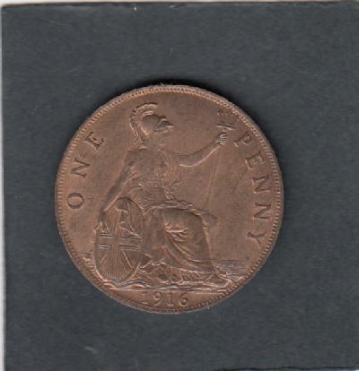 Beschrijving: 1 Penny  GEORGIUS V 